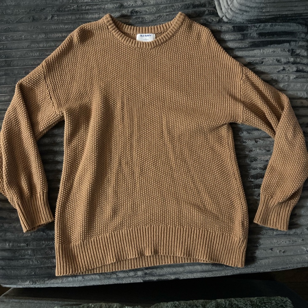Cozy camel brown sweater